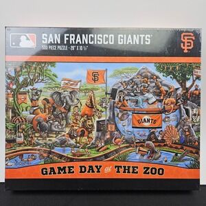 San Francisco Giants Game Day at the Zoo 500 Piece Jigsaw Puzzle MLB Baseball